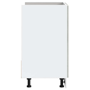 Spülenunterschrank Betongrau 80 cm