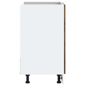 Spülenunterschrank Räuchereiche 80 cm