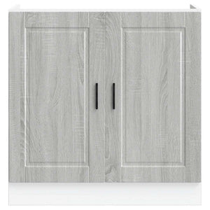 Spülenunterschrank Grau Sonoma 80cm