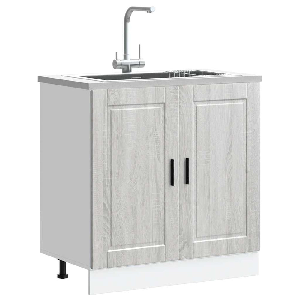 Spülenunterschrank Grau Sonoma 80cm