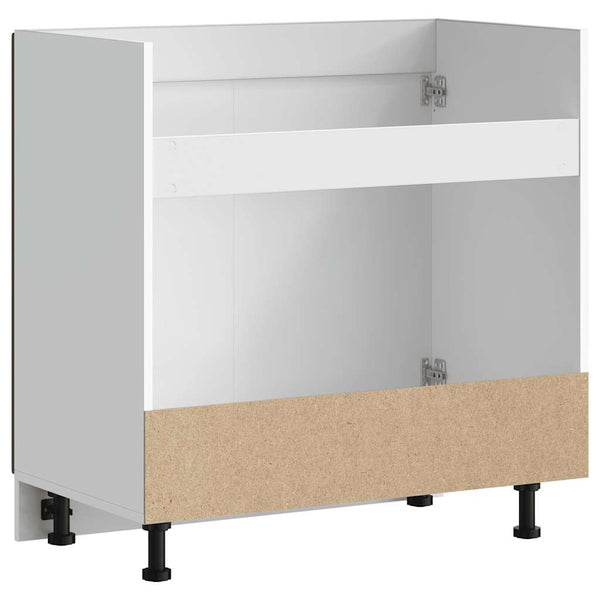 Spülenunterschrank Porto Braun Eiche 80 cm