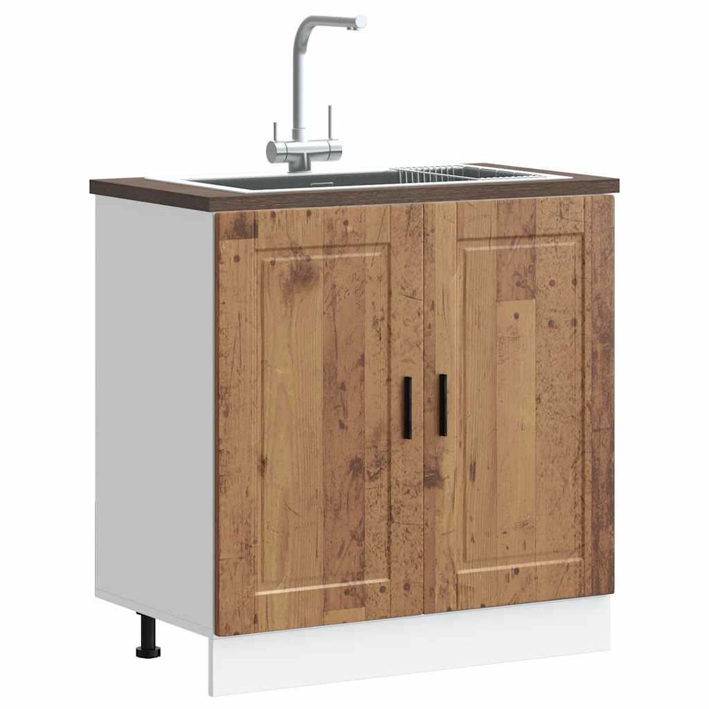 Spülenunterschrank Porto Altholz 80 cm