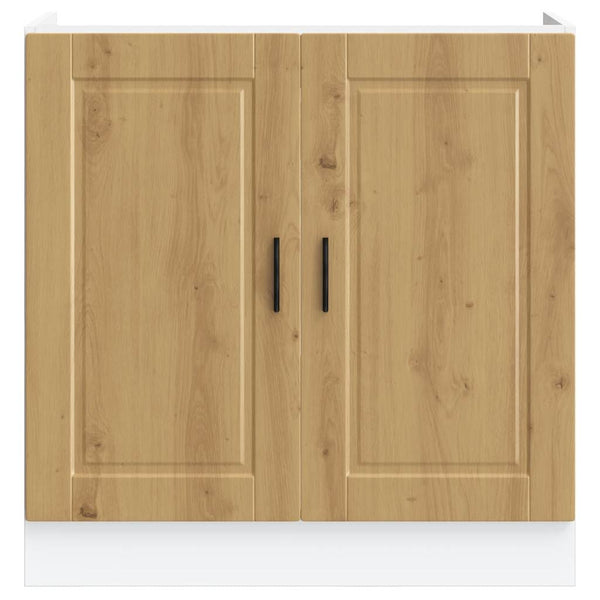 Spülenunterschrank Artisan-Eiche 80 cm