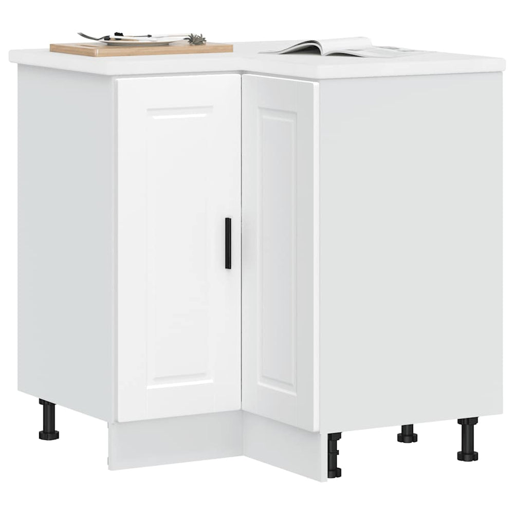 Küchen Eckunterschrank Weiß Holz