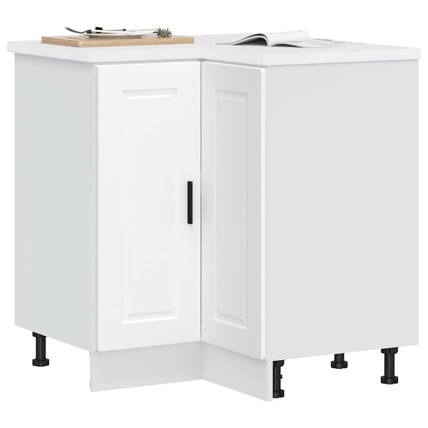 Küchen Eckunterschrank Weiß Holz