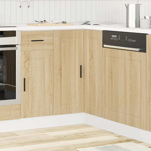 Küchen Eckunterschrank Sonoma Eiche