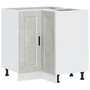 Küchen Eckunterschrank Betongrau