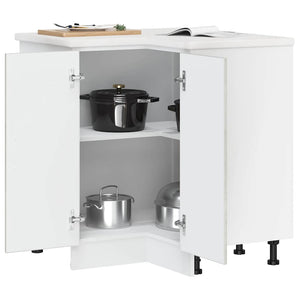 Küchen Eckunterschrank Betongrau