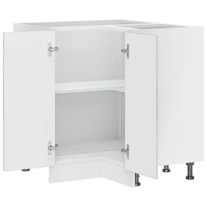 Küchen Eckunterschrank Betongrau