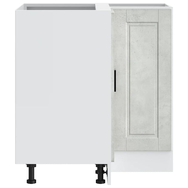 Küchen Eckunterschrank Betongrau