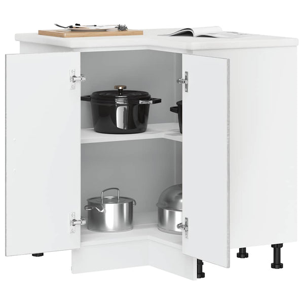 Küchen Eckunterschrank Porto Grau Sonoma