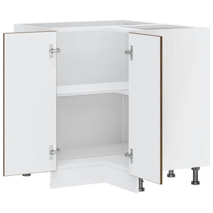 Küchen Eckunterschrank Braun Eichen-Optik