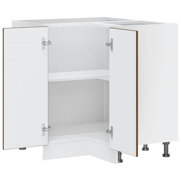 Küchen Eckunterschrank Braun Eichen-Optik