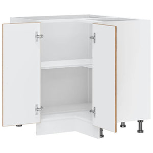 Küchen Eckunterschrank Altholz-Optik