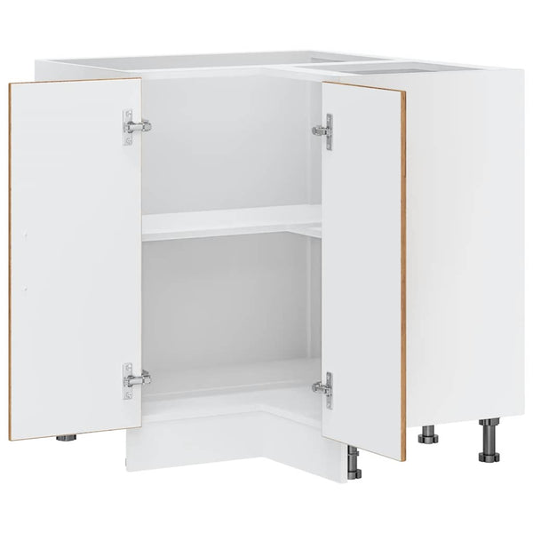 Küchen Eckunterschrank Altholz-Optik