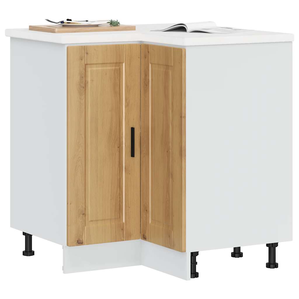 Küchen Eckunterschrank Artisan Eiche