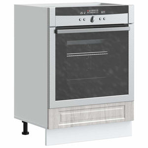 Küchen-Ofenschrank Porto Grau Sonoma
