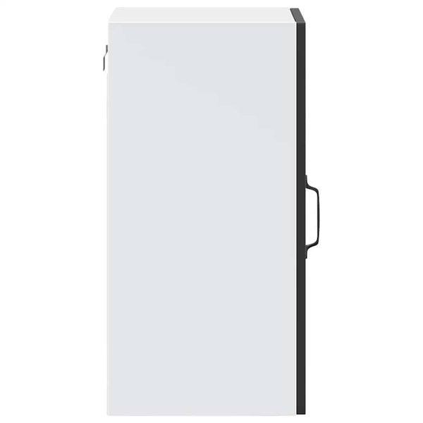 Küchen Hängeschrank Schwarz Glastür
