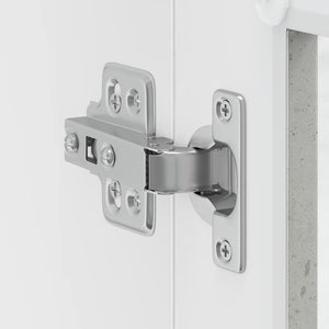 Küchen Hängeschrank Betongrau mit Glastür