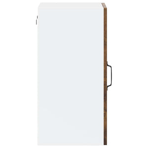 Küchen Hängeschrank Räuchereiche mit Glastür