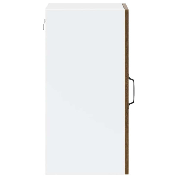 Küchen Hängeschrank Braun Eiche mit Glastür