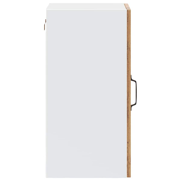 Küchen Hängeschrank Altholz-Optik mit Glastür