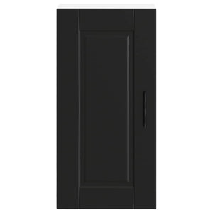 Schwarzer Küchen-Hängeschrank Porto