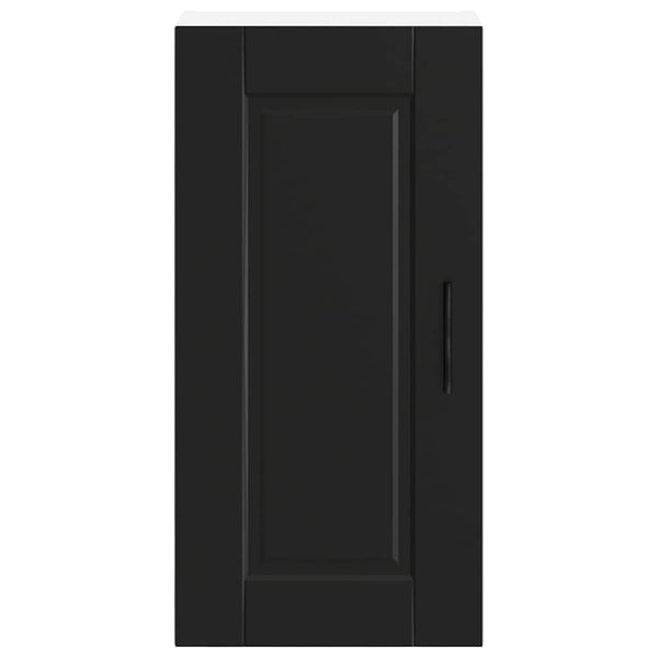 Schwarzer Küchen-Hängeschrank Porto