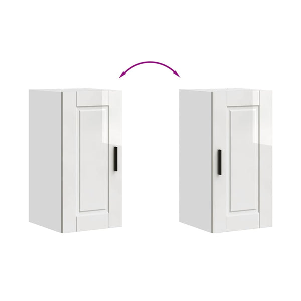 Küchen Hängeschrank Weiß Hochglanz