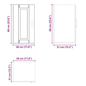 Küchen Hängeschrank Altholz-Optik