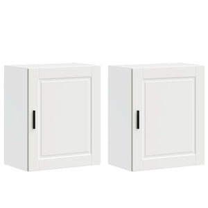 Küchen Hängeschränke, 2er Set, Weiß