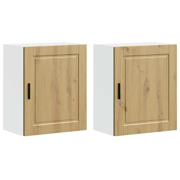 2er Set Küchen Hängeschränke Artisan Eiche