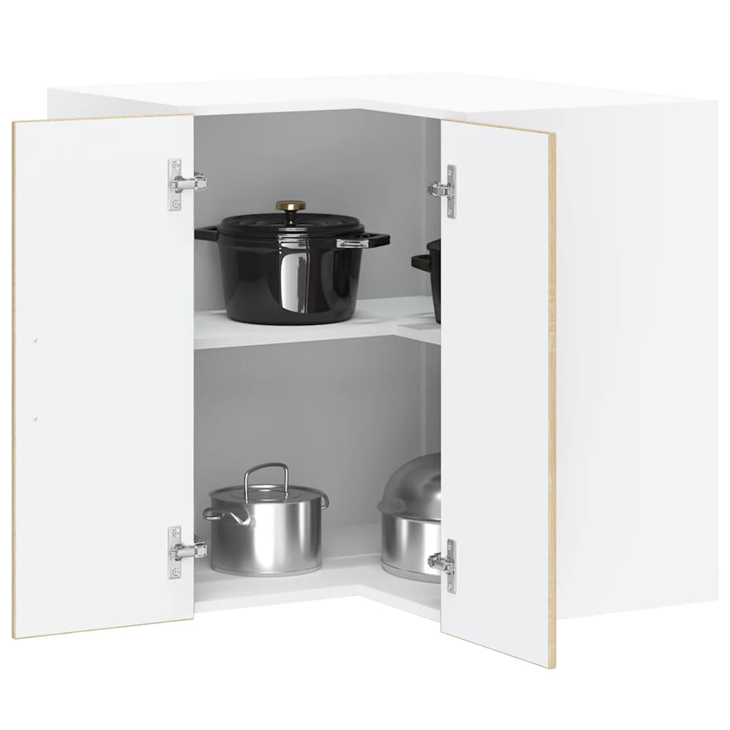 Eckhängeschrank Küche Sonoma-Eiche