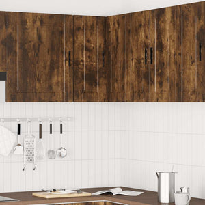 Porto Eck-Hängeschrank Räuchereiche