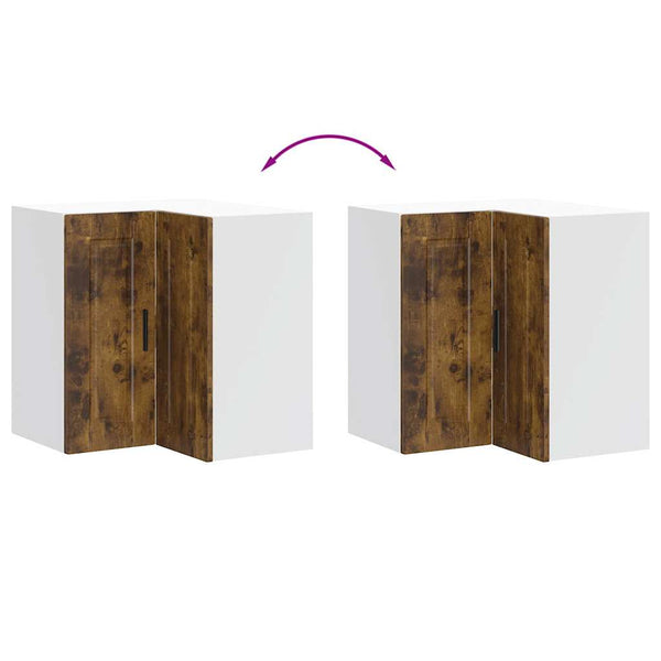 Porto Eck-Hängeschrank Räuchereiche