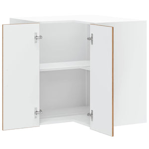 Küchen Eckhängeschrank Altholz-Optik