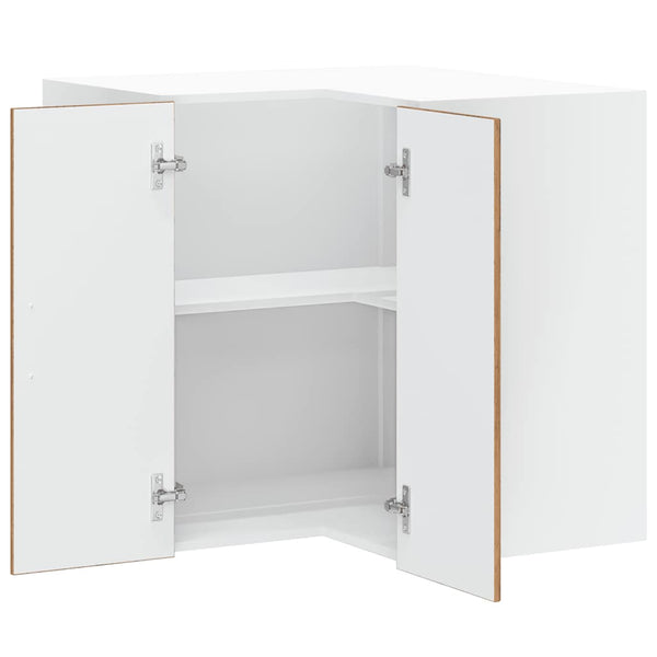 Küchen Eckhängeschrank Altholz-Optik