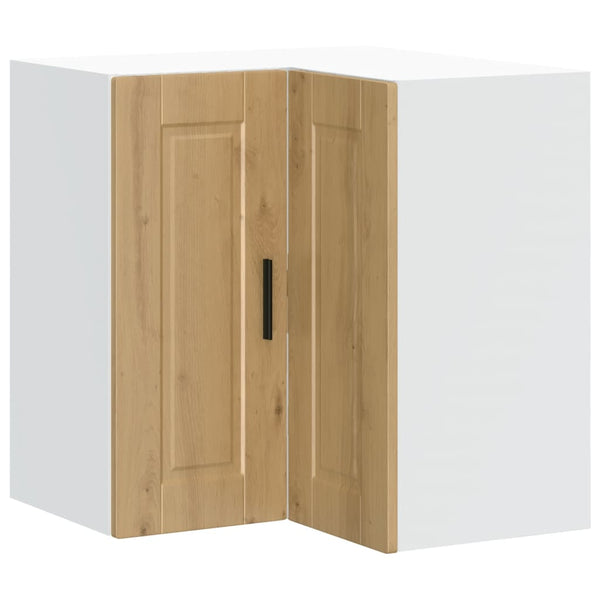 Küchen Eckhängeschrank Artisan Eiche