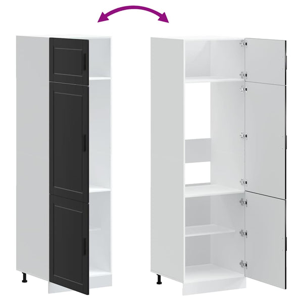 Küchenschrank Porto Schwarz