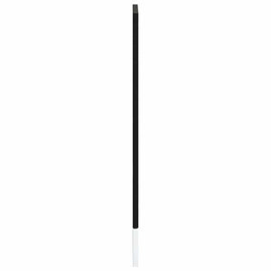 vidaXL Façade de lave-vaisselle Porto Noir 45x1,5x57 cm Bois d'ingénierie