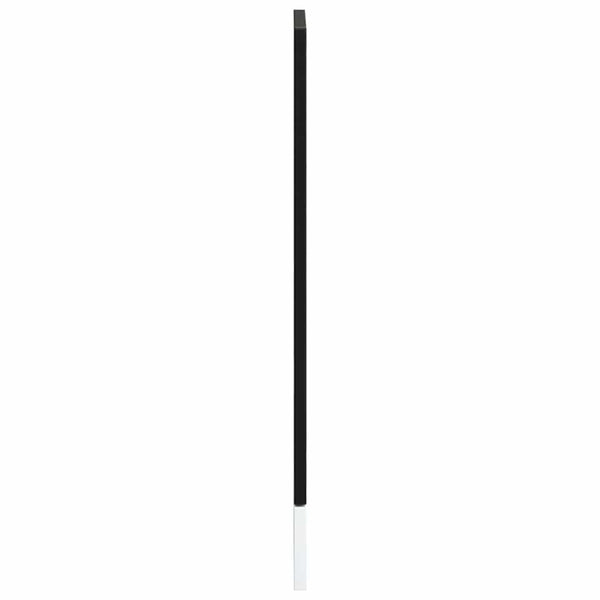vidaXL Façade de lave-vaisselle Porto Noir 45x1,5x57 cm Bois d'ingénierie