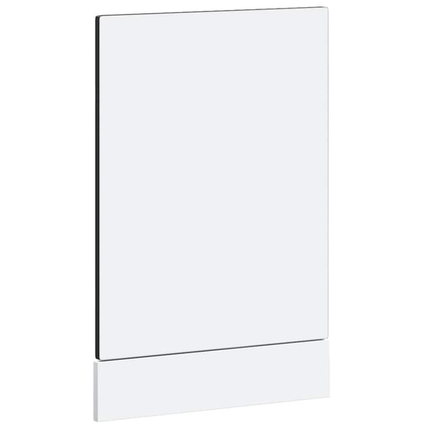 vidaXL Façade de lave-vaisselle Porto Noir 45x1,5x57 cm Bois d'ingénierie