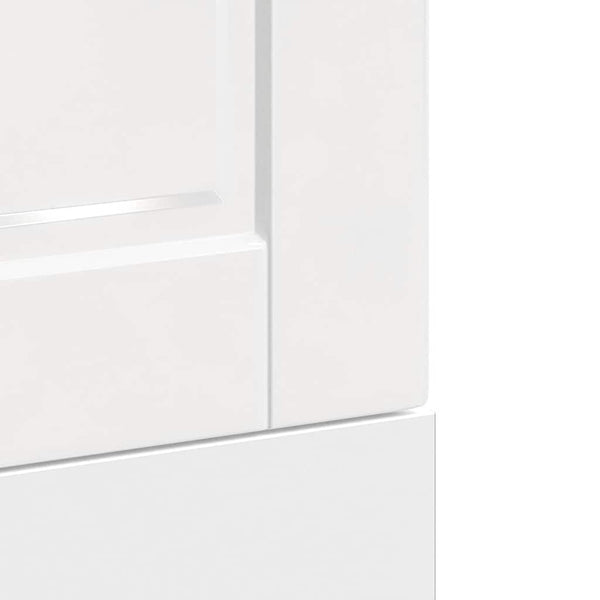 Geschirrspülerblende Hochglanz Weiß 45x57 cm