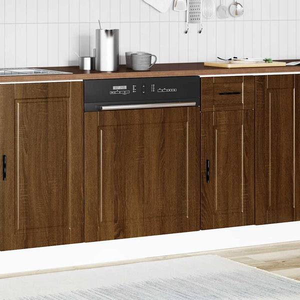 Geschirrspülerblende Porto Braun Eiche 60 cm