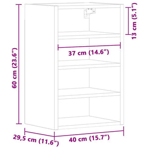 Hängeschrank Riga Altholz-Optik 40 cm