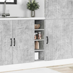 Unterschrank Riga Betongrau 20x44,5x81,5 cm