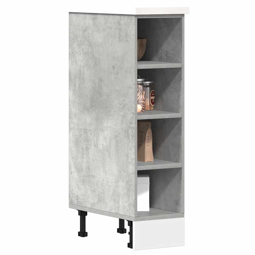 Unterschrank Riga Betongrau 20x44,5x81,5 cm