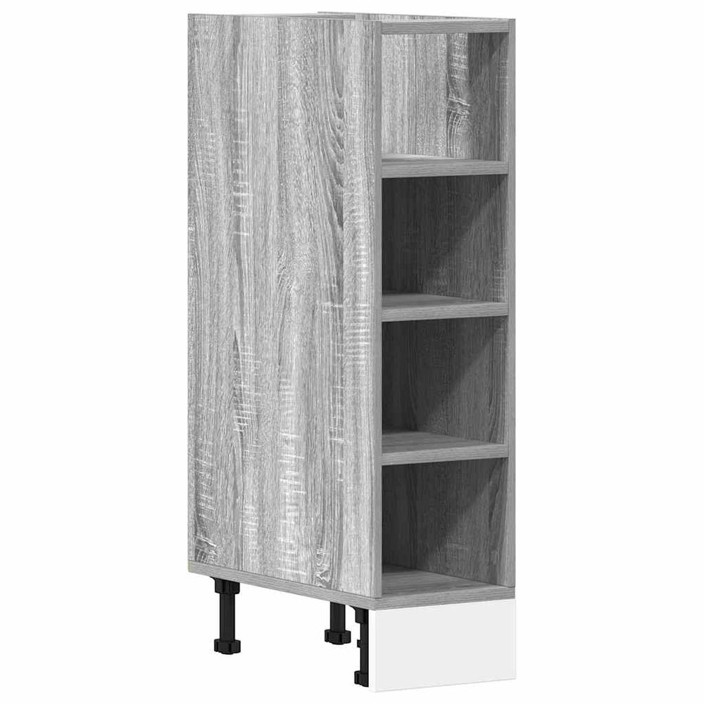 Küchen Unterschrank Riga Grau Sonoma 20x44,5x81,5 cm