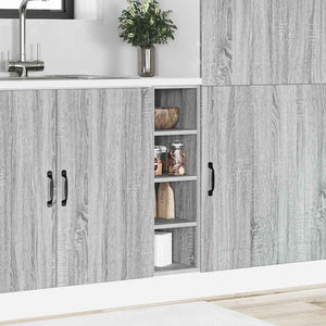 Küchen Unterschrank Riga Grau Sonoma 20x44,5x81,5 cm