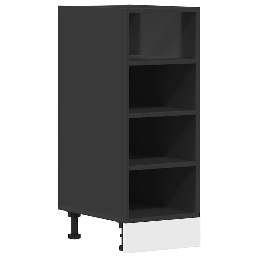 Unterschrank Riga Schwarz 30x44,5x81,5 cm